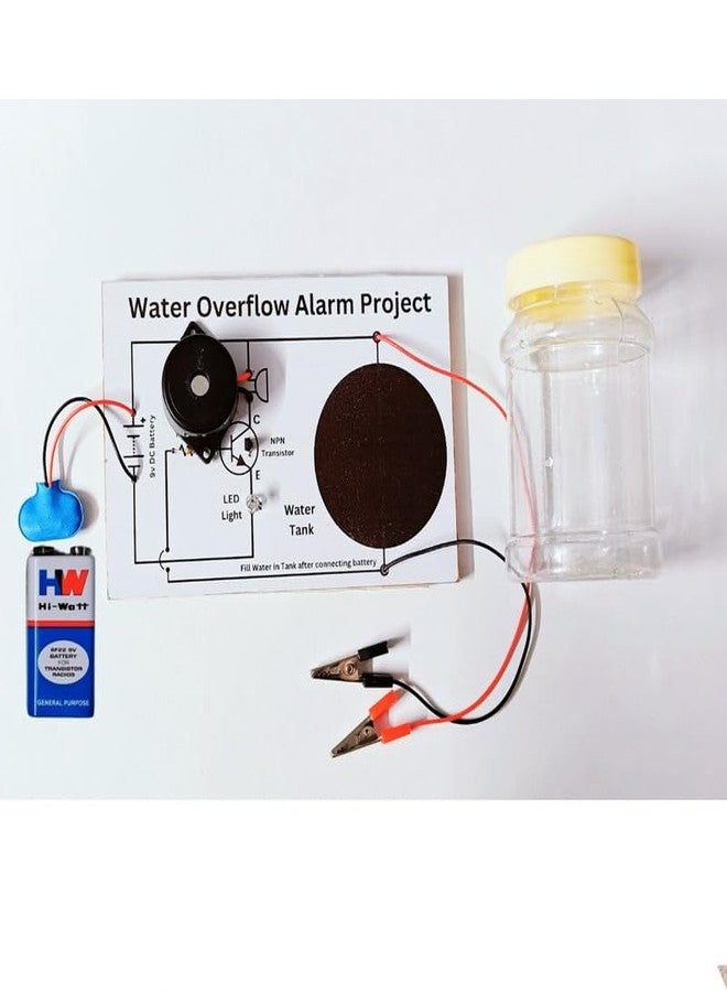 ESPTRONICS Water Level Indicator Overflow Alarm Science Project Working Model Experiment Kit for School Students - Image 1